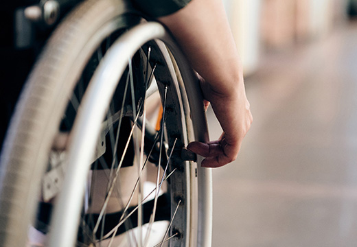 Home safety and accessibility for people using a wheelchair