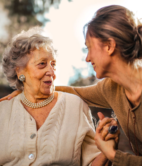 Occupational therapist helping a participant